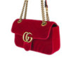 SAC A MAIN GUCCI GG VELOURS ROUGE