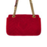 SAC A MAIN GUCCI GG VELOURS ROUGE