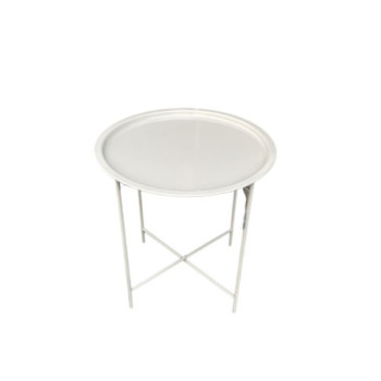 TABLE D'APPOINT ROCKO L46 CM FER ENDUIT