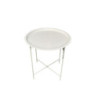 TABLE D'APPOINT ROCKO L46 CM FER ENDUIT