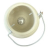 PHOTOPHORE A LED PILE ALMO H10 CM PORCELAINE