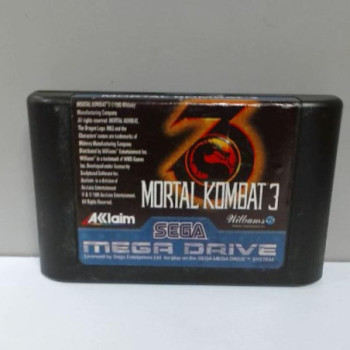 MORTAL KOMBAT 3 - MEGADRIVE - CARTOUCHE SEULE