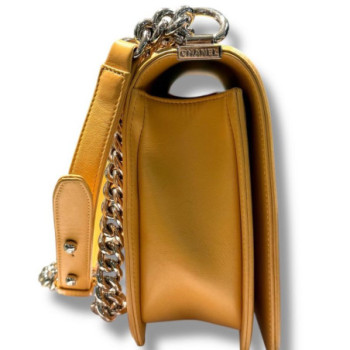 SAC CHANEL BOY JAUNE 