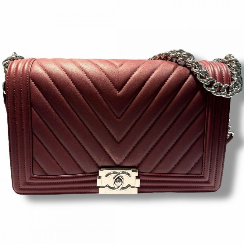 SAC CHANEL BOY BORDEAUX SAC CHANEL BOY BORDEAUX