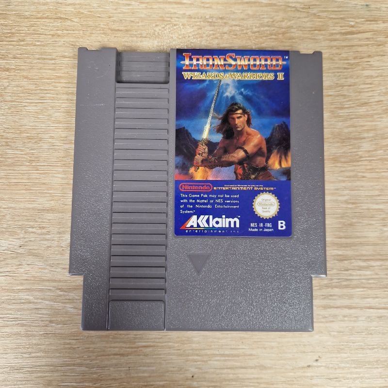 IRONSWORD: WIZARDS & WARRIORS II - NES (CARTOUCHE SEULE)