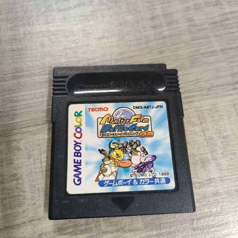MONSTER FARM BATTLECARD GBC JAP SANS BOITE MONSTER FARM BATTLECARD GBC JAP SANS BOITE