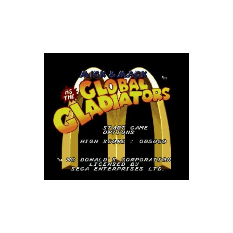 GLOBAL GLADIATORS MEGA DRIVE (BOITE NOTICE)