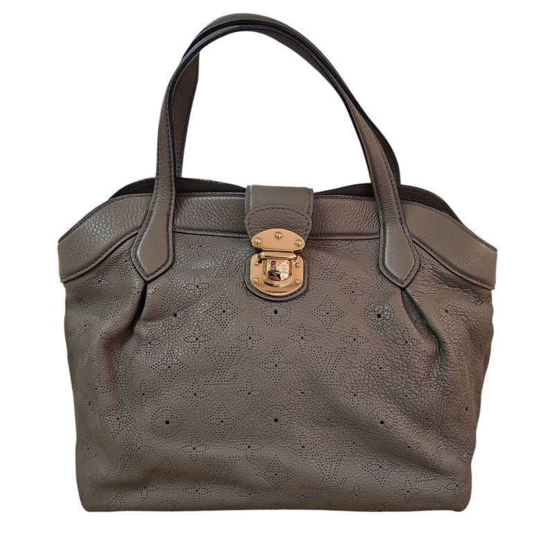 SAC A MAIN LOUIS VUITTON MAHINA TAUPE