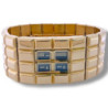 MONTRE BRACELET CHANEL CHOCOLAT OR JAUNE 18 CT 161.36 GR