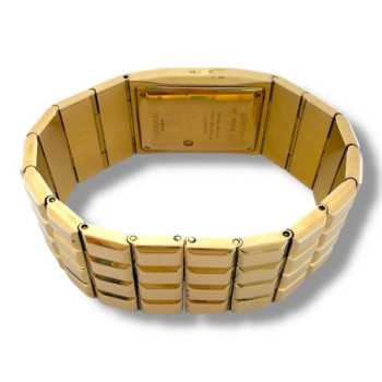 MONTRE BRACELET CHANEL CHOCOLAT OR JAUNE 18 CT 161.36 GR