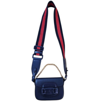 SAC GUCCI NANO HORSEBIT BLEU NAVY