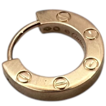 CARTIER MONO BOUCLE D'OREILLE LOVE 18CT OR ROSE 1.55GR