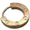 CARTIER MONO BOUCLE D'OREILLE LOVE 18CT OR ROSE 1.55GR