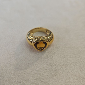 BAGUE 18CT 13.30 GRS CITRINE
