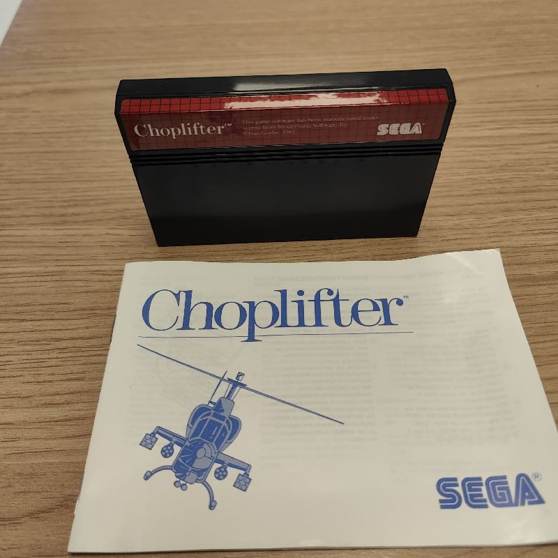 JEU SEGA CHOPLIFTER + NOTICE SANS BOITE