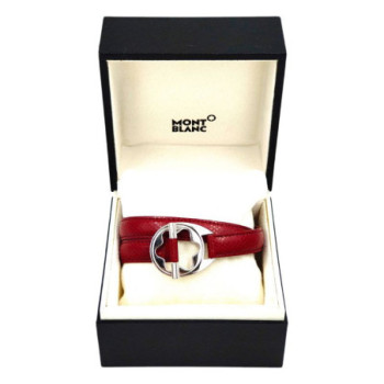 MONT BLANC BRACELET DOUBLE TOUR EN ARGENT