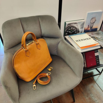 SAC A MAIN LOUIS VUITTON ALMA CUIR NOMAD