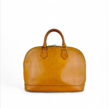 SAC A MAIN LOUIS VUITTON ALMA CUIR NOMAD