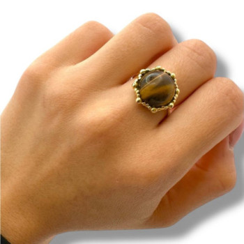 BAGUE OR 18CT 5.81GRS T52
