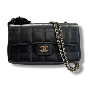 SAC CHANEL EAST WEST CHOCOLATE BAR NOIR