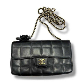SAC CHANEL EAST WEST CHOCOLATE BAR NOIR
