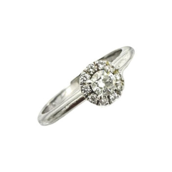 SOLITAIRE JOY BUCHERER T55 OR 18CT DIAMANT 3.7GR FULL SET