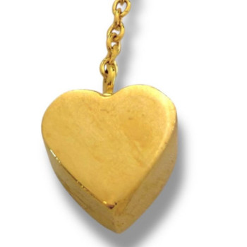 COLLIER OR 18CT 9.45GR COEUR 