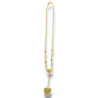 COLLIER OR 18CT 9.45GR COEUR 