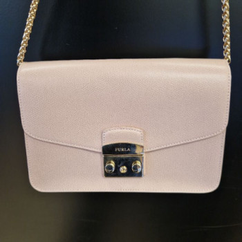 SAC BANDOULIERE POCHETTE FURLA PINK GOLD DUSTBAG