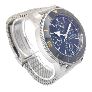 BREITLING SUPEROCEAN HERITAGE II 44 BLACK DIAL A13313121B1A1