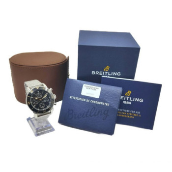 BREITLING SUPEROCEAN HERITAGE II 44 BLACK DIAL A13313121B1A1