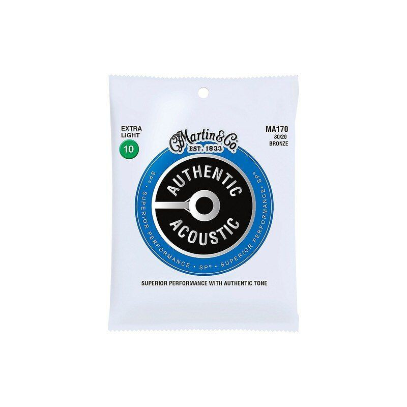 MARTIN STRINGS MA170-U EXTRA LIGHT MARTIN SP 80/20 ACOUSTIC GUITAR STRINGS MARTIN STRINGS MA170-U EXTRA LIGHT MARTIN SP 80/20 ACOUSTIC GUITAR STRINGS