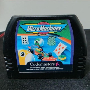 MICRO MACHINE CODEMASTER SEGA MEGADRIVE CARTOUCHE SEULE