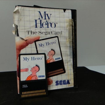 MY HERO THE SEGA CARD MASTER SYSTEM SANS NOTICE