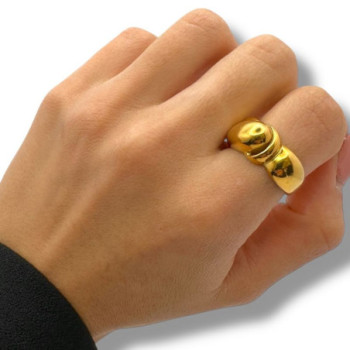 BAGUE OR 18CT 7.65GR T57