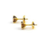 B.O OR JAUNE 18K + DIAMANTS 2 X 1.01 CT 2.31 G