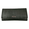 PRADA 1MH132 LEZARD NOIR