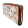 MK Hudson Empire Logo Jacquard Wallet - Luggage Brown - Michael Kors