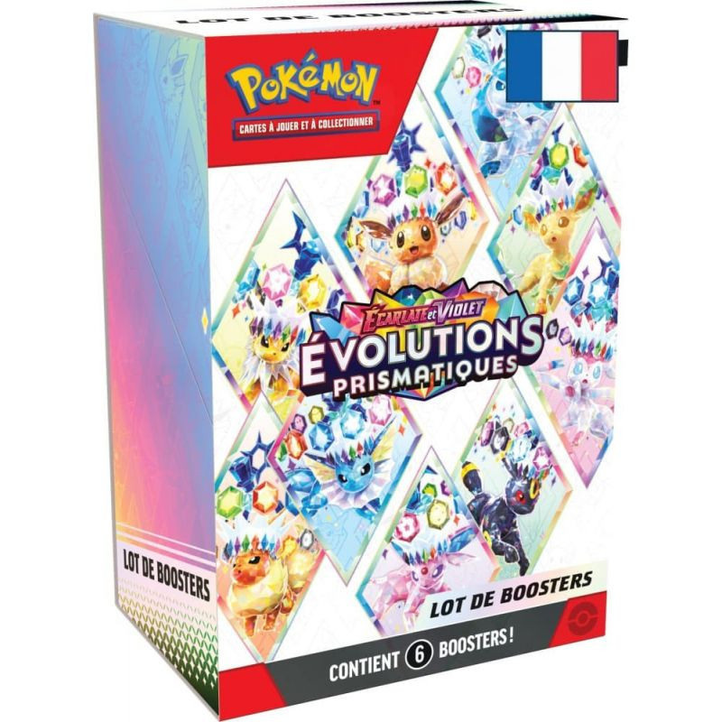 Pokemon Bundle: Scarlet and Purple 08.5 - Prismatic Evolutions FR Pokemon Bundle: Scarlet and Purple 08.5 - Prismatic Evolutions FR