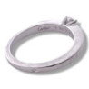 BAGUE CARTIER  DIAMANT PT950 T50 5.35GR  DIAMANT 0.28