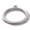 BAGUE CARTIER  DIAMANT PT950 T50 5.35GR  DIAMANT 0.28