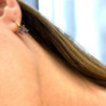BOUCLE AMETHYSTE OR 18CT 2.93 GR
