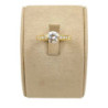 bague or diamant 18k 3.04 gr