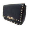 SAC A MAIN VALENTINO GARAVANI ROCKSTUD BLACK LEATHER