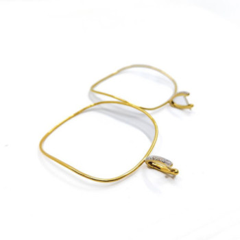 B.O OR 18 CT ET DIAMANTS 12.06 GR
