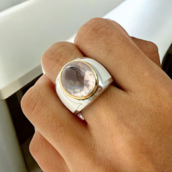 BAGUE MAUBOUSSSIN OR 18CT  ET ARG 925