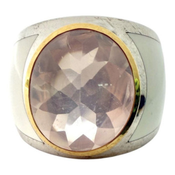 BAGUE MAUBOUSSSIN OR 18CT  ET ARG 925
