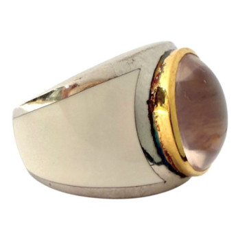 BAGUE MAUBOUSSSIN OR 18CT  ET ARG 925