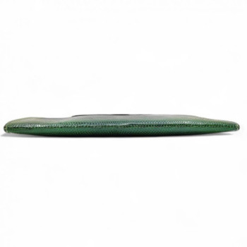 POCHETTE HERMES LEZARD VERT