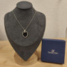 COLLIER SWAROVSKI ROND NOIR